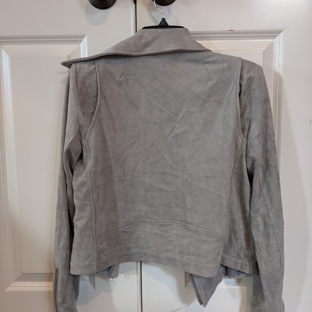Grey Suede Jacket - Picture 3 of 4